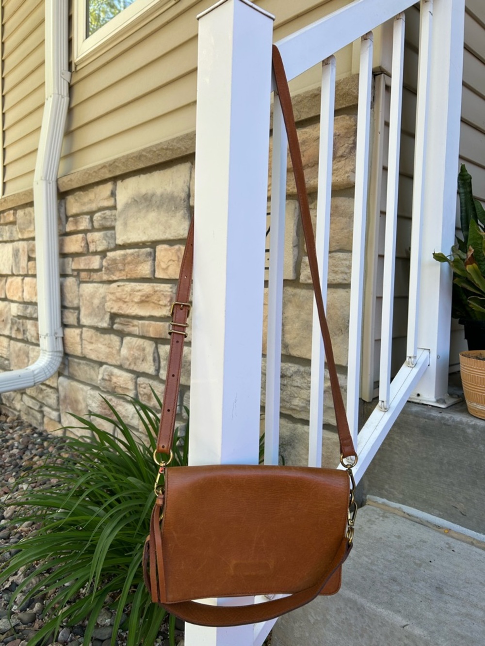 Madewell The Flap Convertible Crossbody Bag Leather Purse